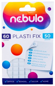 Gyurmaragasztó 60 kocka Nebulo "Plasti Fix"