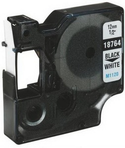 Feliratozógép szalag 19 mm x 5,5 m Dymo "ID1" fekete-fehér
