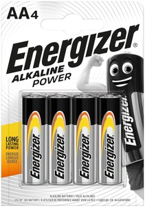 Elem AA ceruza 1,5V, 4 db/bliszter Energizer "Alkaline Power"