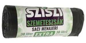 Szemeteszsák 60 l 20 db Sziszi "Extra"