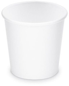 Papír pohár 100 ml 50 db/csomag fehér