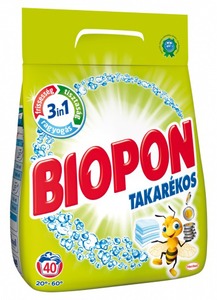 Mosópor 2,8 kg színes ruhákhoz Biopon "Takarékos"
