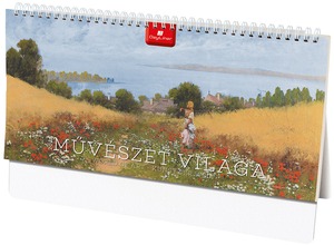 Asztali naptár, álló DayLiner "Művészet világa" fehér