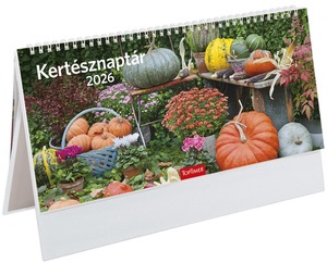 Asztali naptár, álló TopTimer "Kertész" fehér