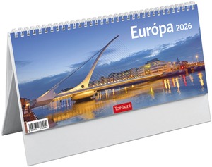 Asztali napt&aacute;r, &aacute;ll&oacute; TopTimer "Eur&oacute;pa" feh&eacute;r