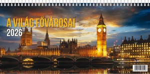 Asztali naptár, képes T-Calendar "A világ fővárosai"