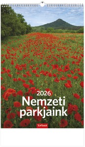 Falinaptár 22x33 cm spirálozott TopTimer "Nemzeti parkjaink"