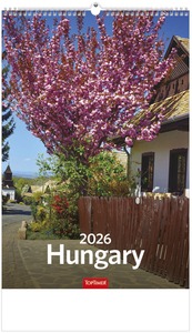 Falinaptár 22x33 cm spirálozott TopTimer "Hungary"