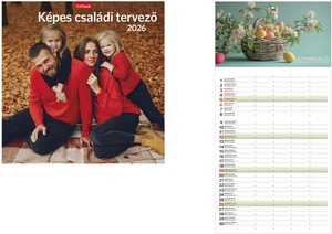 Családi tervező, tűzött TopTimer "Képes"