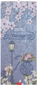 Falinapt&aacute;r 21,5x49 cm spir&aacute;lozott TopTimer "Vintage"