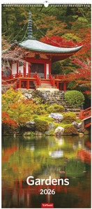 Falinapt&aacute;r 21,5x49 cm spir&aacute;lozott TopTimer "Gardens"