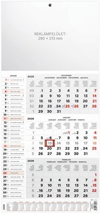 Speditőr falinaptár, 1 tömbös, 3 hónap TopTimer