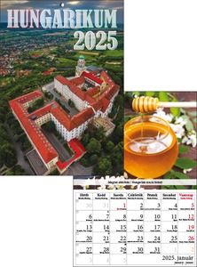 Falinaptár A/4 tűzött T-Calendar "Erdély"