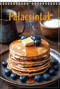 Falinaptár 23x33 cm spirálozott T-Calendar "Palacsinták"