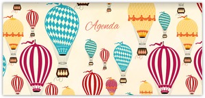 Zsebnaptár heti, fekvő DayLiner "Colors" Balloons