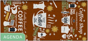 Zsebnaptár heti, fekvő DayLiner "Colors" Coffee