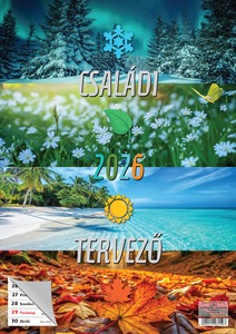 Családi tervező, spirálozott T-Calendar "Évszakok"