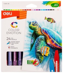 Olajpasztell Deli "Color Emotion" 24 szín