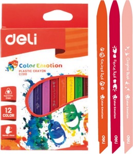 Zsírkréta Deli "Color Emotion" 12 szín