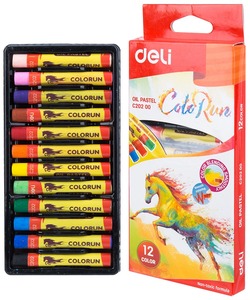 Olajpasztell Deli "ColoRun" 12 szín