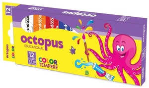 Tempera készlet 7,5 ml Octopus 12 szín