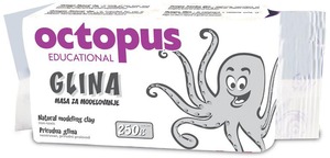 Modellező gyurma 250 g Octopus agyagszín