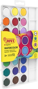 Vízfesték 22 mm ajándék ecset Jovi 24 szín