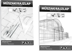 Műszaki rajzlap A/4 170 g, 20 ív/csomag Pax