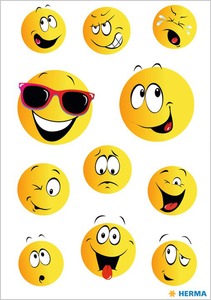 Matrica tetoválás Herma "Classic Tattoo" Happy face