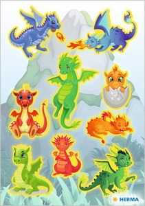 Matrica Herma "Magic" Dragon