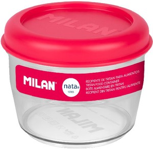 Uzsonnás doboz 0,5 l Milan "Nata 624" rózsaszín