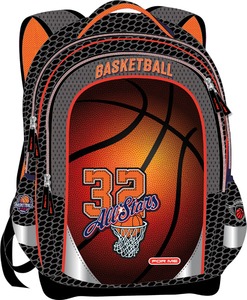 Iskolai hátizsák 22 L ergonomikus, kulacstartóval Octopus "Basketball" 32