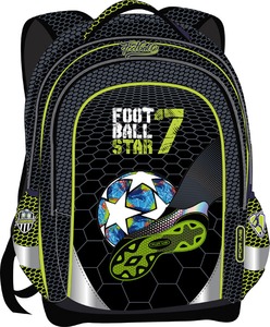 Iskolai hátizsák 22 L ergonomikus, kulacstartóval Octopus "Football" 7