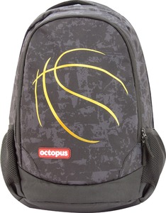 Iskolai hátizsák 20 L ergonomikus, kulacstartóval Octopus "Basketball"