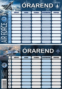 Órarend 11,7x16,5 cm 25 db/csomag T-Creativ "Army"