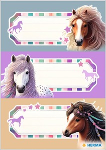 Füzetcímke 3 ív/csomag Herma "Horse World"