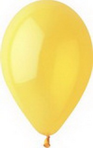 Léggömb 26 cm 100 db/csomag sárga
