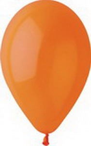 Léggömb 26 cm 100 db/csomag narancs