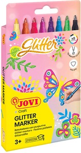 Filctoll készlet Jovi "Glitter" 8 szín