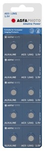Gombelem alkáli, LR41, 10 db/bliszter AgfaPhoto